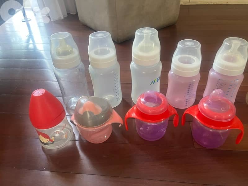 Selection of Avent Bottles for milkfeeding 6