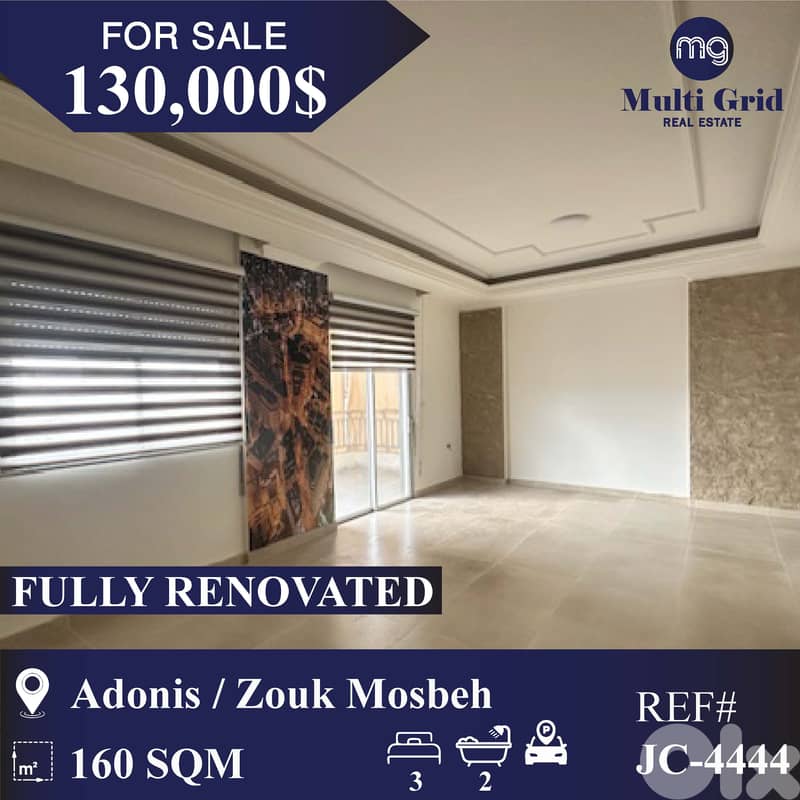 JC-4444 / Apartment for Sale in Adonis,شقة للبيع في أدونيس 0