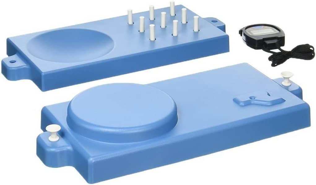 Jamar 9-Hole Peg Test Kit, Pegboard Set for Improved Motor Coordinatio 0