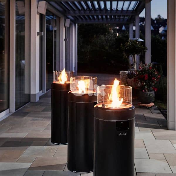 patio gas heater glass round دفاية غاز 0