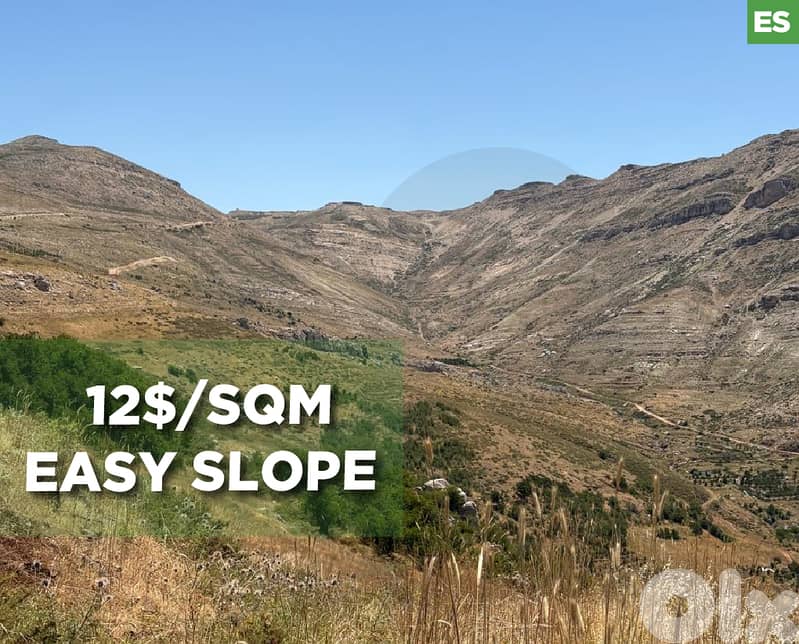 Catchy land for sale in Tannourine- Batroun REF#ES128726 0
