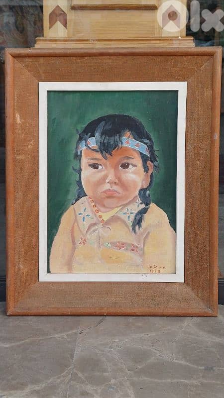 لوحة رسم زيتي اوروبية 2