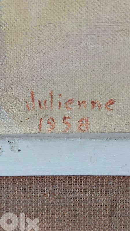 لوحة رسم زيتي اوروبية 6