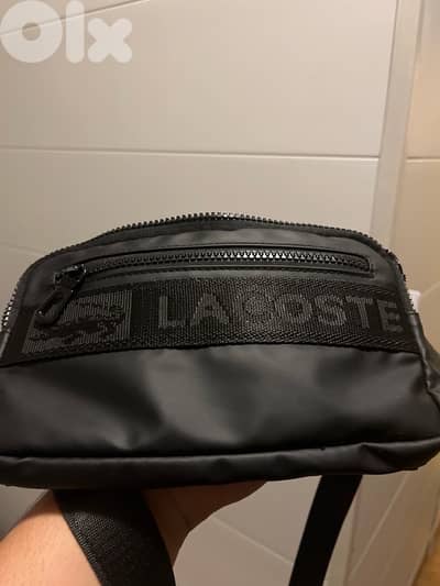 authentic lacoste banana bag