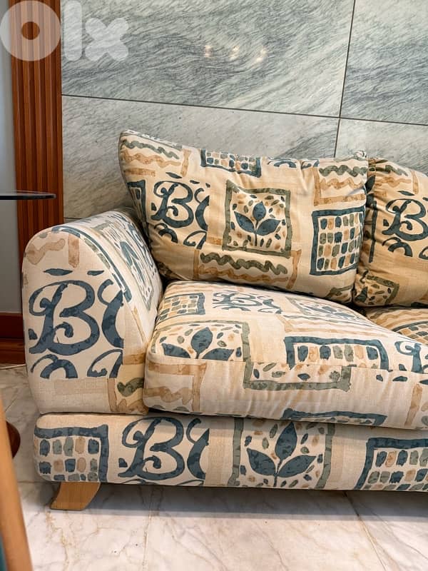 salon 1 fauteuil +2 armchairs +center table +side table 0