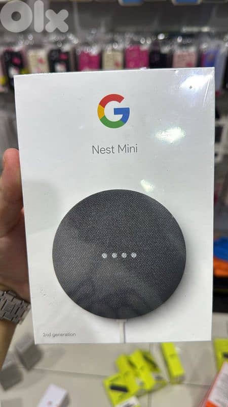 Google nest mini 2nd gen black 0