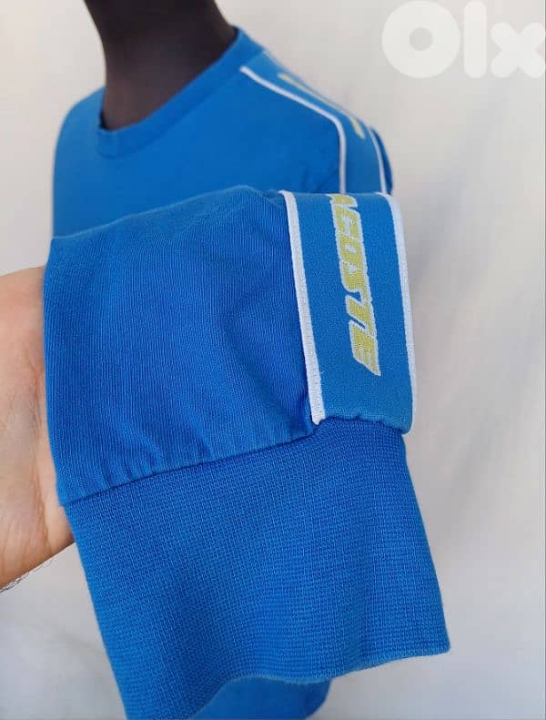 Lacoste relaxed Fit Cotton Taped Logo T-Shirt Size 3/Mens S 7