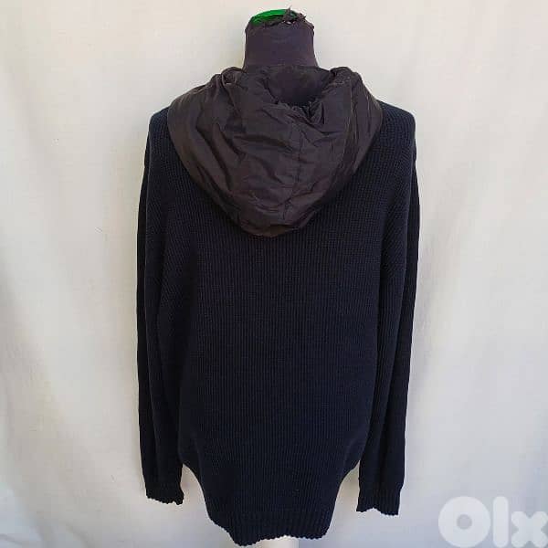 New Without Tags Hugo Cotton Zip Pullover Sweater Mens L 1