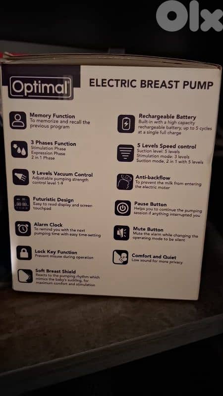 Electric breast pump 1