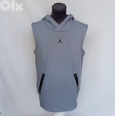 Nike Air Jordan Jumpman Hooded Sweatshirt Vest Mens M