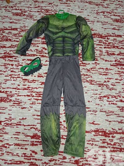 Incredible Hulk Muscle Costume - Boy's 8-10 Years!