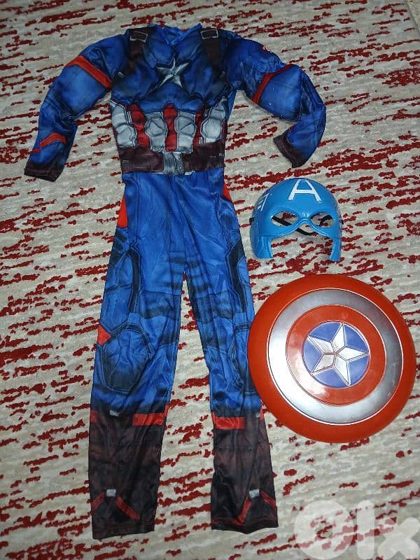 Captain America Costume 6-7 years 0