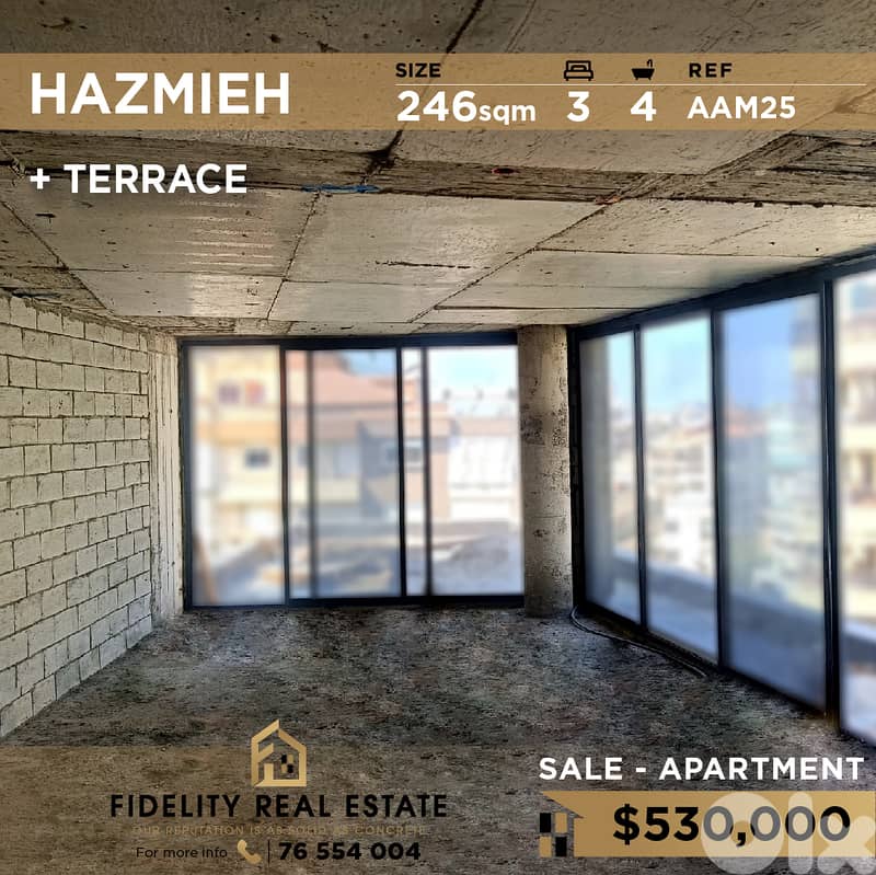 Apartment for sale in Hazmieh AAM25 شقة للبيع في الحازمية 0