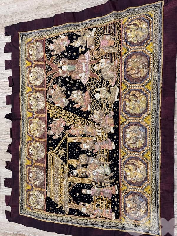 Burmese (Myanmar) tapestry 0