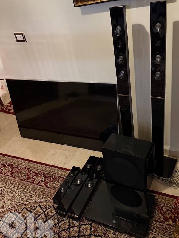 samsung 3d full hd 55 inch + bluray dvd sound system sumsung 0