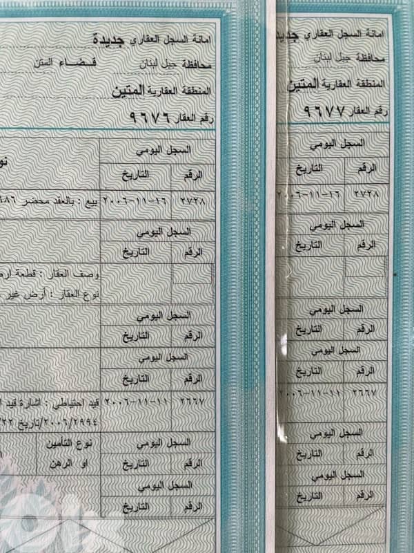 Land for sale in Tarchich 3