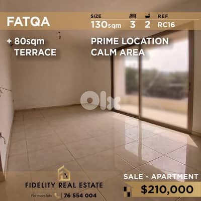 Apartment for sale in Fatqa RC16 شقة  للبيع في فتقا
