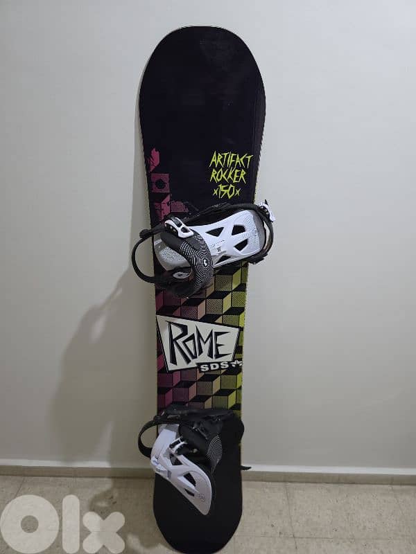 Rome snowboard + Rome Fixation + Rome inferno Shoes (BOA) 0