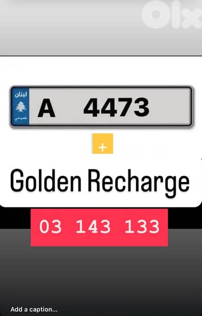 golden number 03 143 133 + rare plate—— A 4473