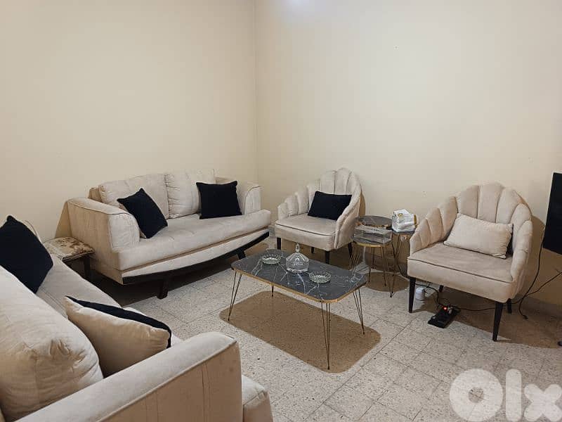 صالون/قعود طقم الطاولات 1