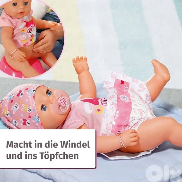 zapf creation baby born magic girl 42cm 3