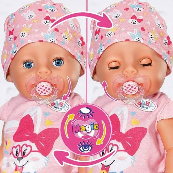 zapf creation baby born magic girl 42cm 5