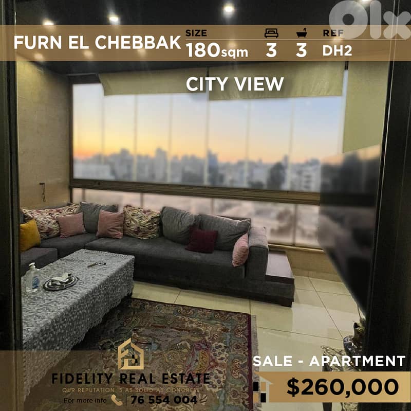 Apartment for sale in Furn El Chebbak DH2 شقة للبيع في فرن الشباك 0