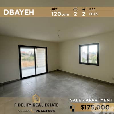 Apartment for sale in Dbayeh DH3 شقة للبيع في  ضبية