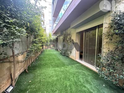 Garden-floor flat +shared Pool + open view for sale in Baabda / Yarzeh