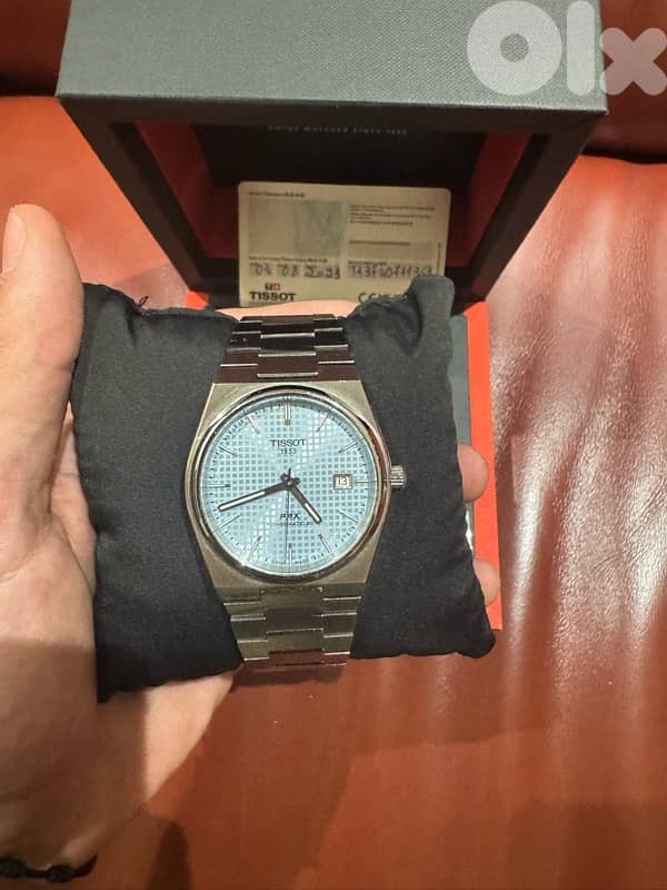Tissot prx powermatic 80 ice blue 1