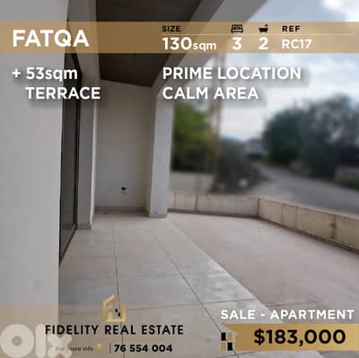 Apartment for sale in Fatqa RC17 شقة  للبيع في فتقا