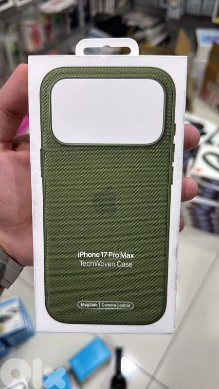 Apple Techwoven  case magsafe iphone 17 pro max Green 0