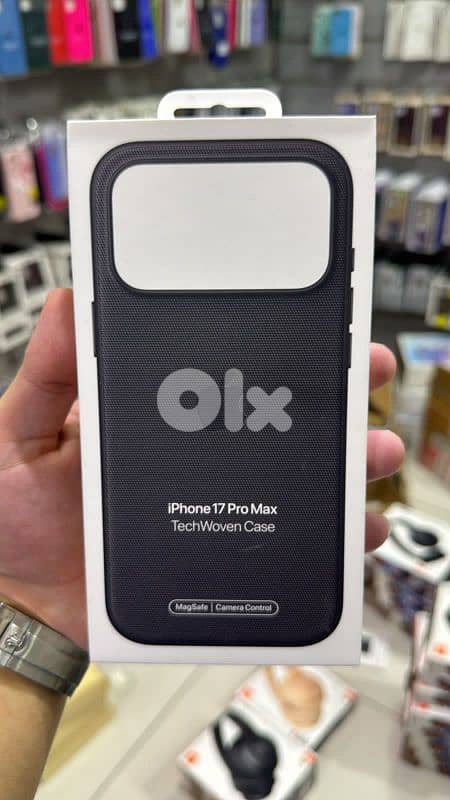 Apple Techwoven  case magsafe iphone 17 pro max Black 0