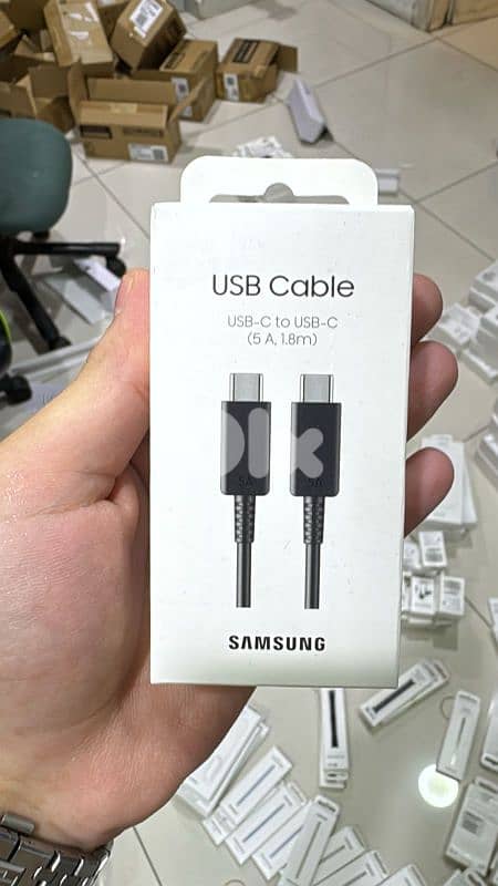 Samsung usb-c to usb-c cable (5a,1.8m) black 0