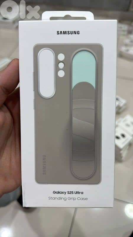 Samsung Standing Grip Case Galaxy S25 Ultra Gray 0