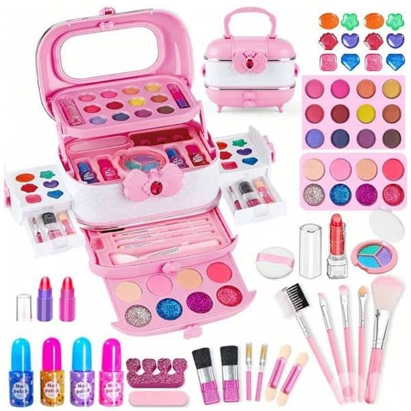 Non Toxic Washable Makeup Kit For girls 0