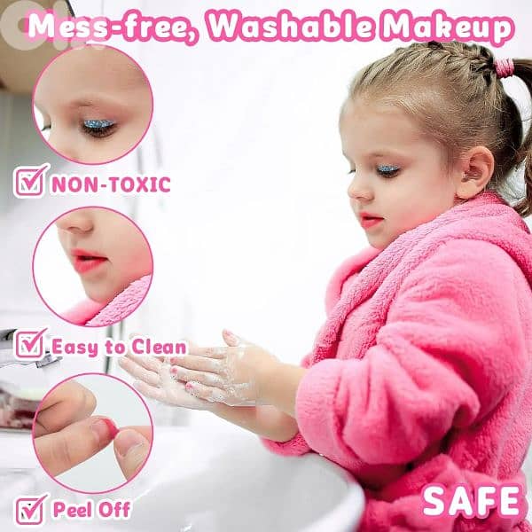 Non Toxic Washable Makeup Kit For girls 2