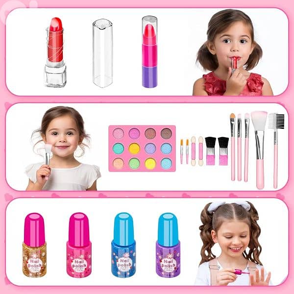 Non Toxic Washable Makeup Kit For girls 5