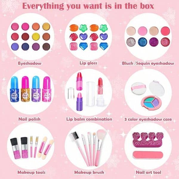 Non Toxic Washable Makeup Kit For girls 6