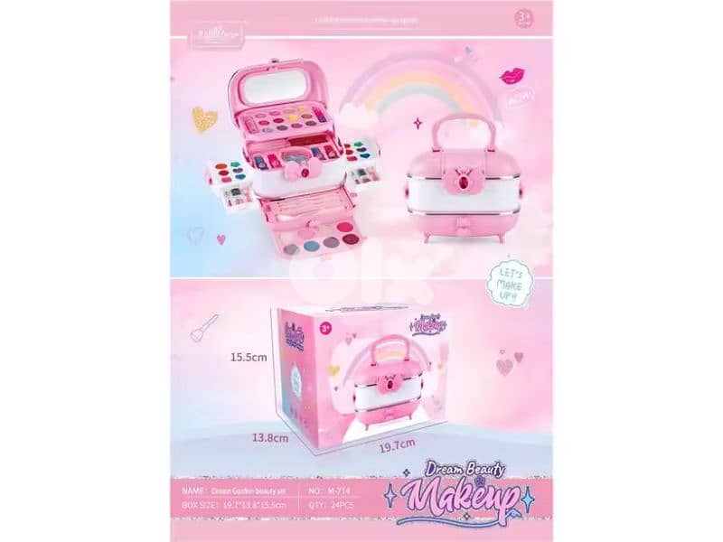 Non Toxic Washable Makeup Kit For girls 8