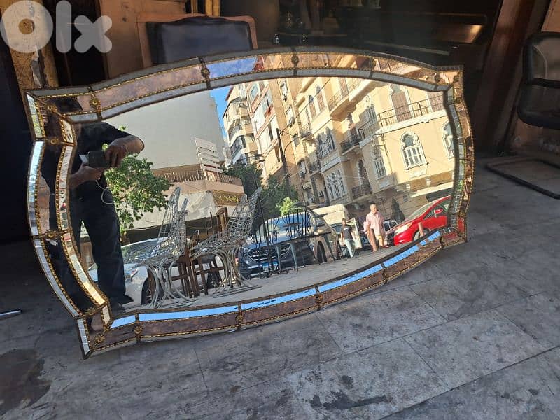 مراية إسبانية مميزة ناعمة انتيك قديمة 2