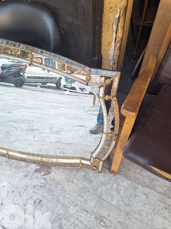 مراية إسبانية مميزة ناعمة انتيك قديمة 3