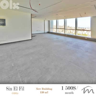 Sin El Fil | Signature 110m² Office | Brand New Open Space | Floor 14