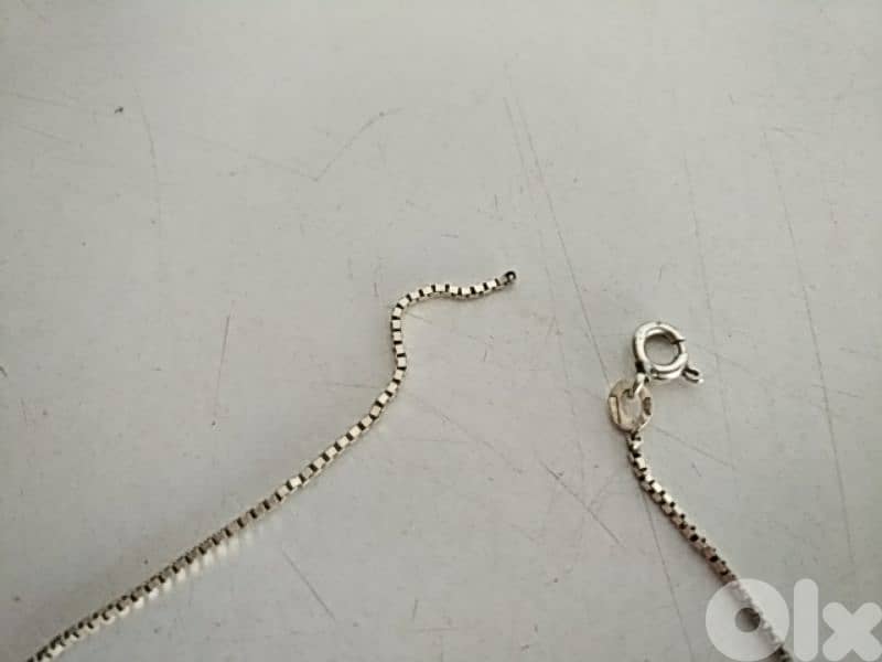 Silver necklace (broken) - Not Negotiable 1
