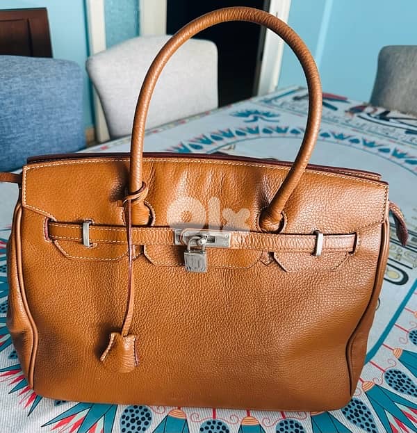 Italian leather bag 1