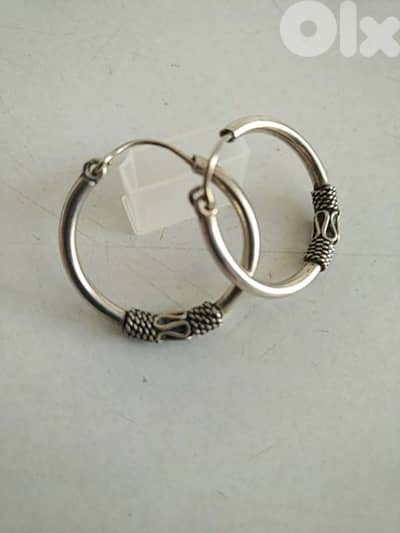 Old silver earrings - Not Negotiable