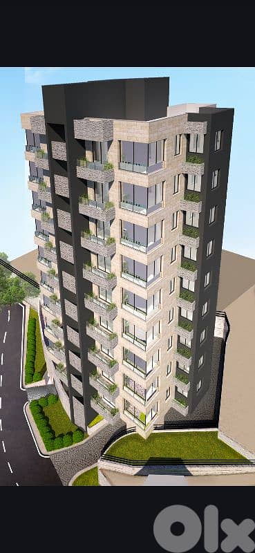 550 m² Excavated Land with Permit – 16 Units, 8 Floors – Jisr El Bacha