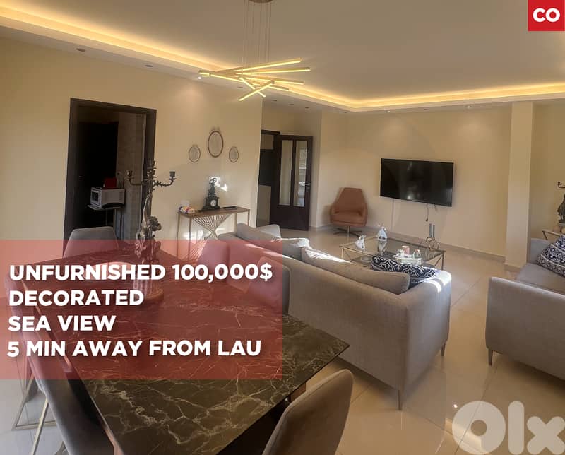 Decorated / Sea view / Furnished -Blat REF#CO127644 0