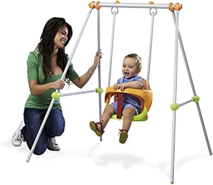 smoby 2 in 1 metal swing (france) 0