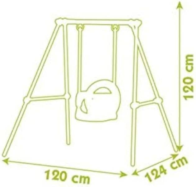 smoby 2 in 1 metal swing (france) 2